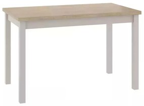 Adam étkezőasztal 120 x 68 cm, cremona tölgy / krém