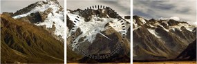 Mount Sefton, Új-Zéland képe (órával) (90x30 cm)