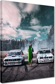 Vászonkép 30x40 Bmw Versenyautó 2 személyes