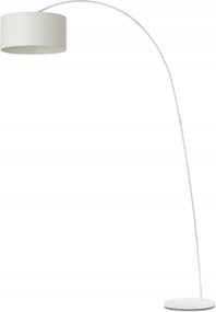 Faro Papua állólámpa, fehér, ív, E27, magasság 2000 mm, modern design