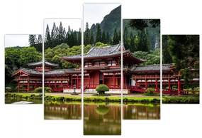 Kép - kínai építészet (150x105 cm)