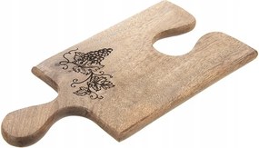 Konyhai tálalódeszka felvágott sajt előételekhez 29,5x15cm