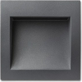 RENDL GORDIQ M süllyesztett lámpa antracitszürke 230V LED 3W IP65 3000K