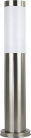 Kerti lámpa rozsdamentes oszlop kerek 45x7.5 cm ezüst IP44 Su-ma