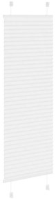 pliszírozott redőny Fehér 50x150 cm szövetszélesség 49,4 cm