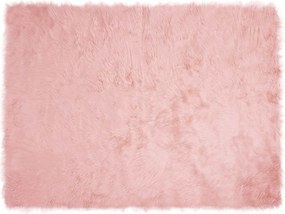 vidaXL Műgyapjú Szőnyeg Tafalla Rózsaszín 160 x 230 cm Poliészter