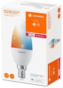 LED lámpa , égő , LEDVANCE Smart+ , E14 , 6W , CCT , dimmelhető
