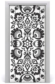 Poszter tapéta ajtóra népi motívum 85x205 cm