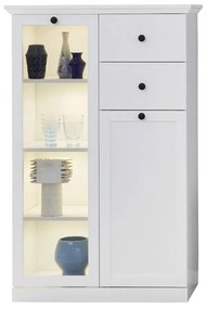 Vitrin Brendon 1D1W2S (fehér). 1052782