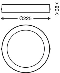 Telefunken 309506TF - LED RGBW mennyezeti lámpa LED/18W/230V Wi-Fi Tuya