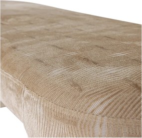 Bézs párnázott pad Jacob – WOOOD