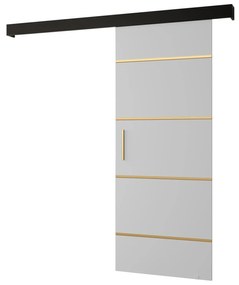 Tolóajtó 70 cm Slavdro 4 (matt fehér + matt fekete). 1108748
