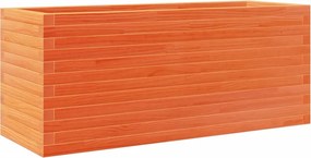 vidaXL viaszbarna tömör fenyőfa kerti virágtartó 110 x 40 x 45,5 cm