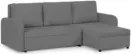 TOKYO Kinyitható sarokkanapé Sötétszürke