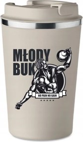 Prémium Termo Bögre Bézs Fiatal Bükk Isten 6csomag edzőterem paker KT_474_b