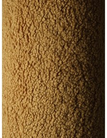 Barna buklé gyerek babzsákfotel Square – Wigiwama