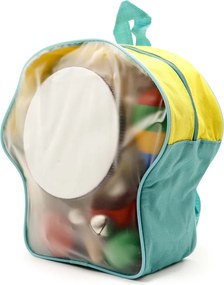 Fa hangszerkészlet 10 db hátizsákkal