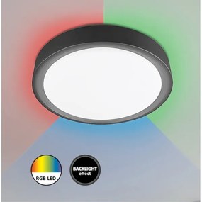 Rabalux - RGB LED fényerőszabályozható mennyezeti lámpa érzékelővel LED/28W/230V + távirányító