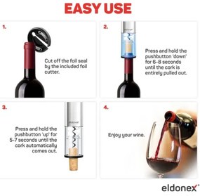 ELDONEX EWO-2200-SL - Elektromos bornyitó 4xAA matt króm