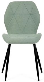 Étkezőszék zöld szövettel. CT-285 GRN2