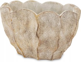 Cement virágtartó fedél, hullámos tál – Art-Pol 175453