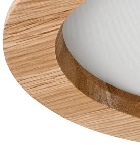 LED Beépíthető lámpa WOODY SPOT LED/16,5W/230V 4000K tölgy ø 18,5 cm