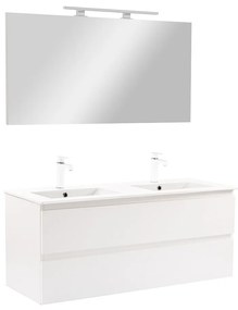 Vario Forte 120 komplett fürdőszoba bútor fehér-fehér