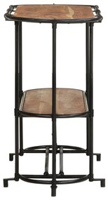 tömör akácfa tálalóasztal 110 x 42 x 76 cm