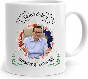 Bögre Politikus Miniszterelnök Mateusz Morawiecki Pis