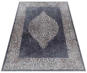 Antracitszürke mosható szőnyeg 80x150 cm Fiesta – Ayyildiz Carpets