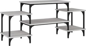 vidaXL szürke sonoma színű szerelt fa TV-szekrény 117x35x52 cm