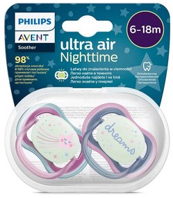 Baba cumi Ultra air Night  Avent 6- 18 hónap - 2 darab lány, vel. 6-18 m