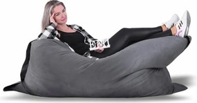 EMI szürke velúrszövet ülőzsák