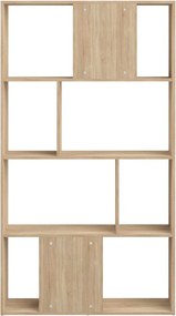 Könyvespolc tölgyfa dekorral 98x181 cm Toronto - TemaHome