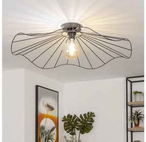 Brilagi - LED felületre szerelhető csillár CERIA WIRE 1xE27/40W/230V Ø80 cm fekete