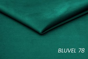 Nardo L kinyitható sarokkanapé, bal oldali - zöld Bluvel 78 velúr