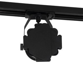 Sínrendszer 5 fekete spotlámpával - Movie