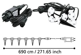 Eglo 900117 - SPINETOLI kültéri LED dekorációs lánc 6xLED IP65
