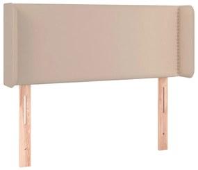 fekete műbőr LED-es fejtámla 93x16x78/88 cm