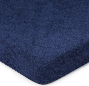 4Home frottír lepedő kék, 160 x 200 cm