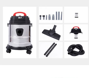Száras-nedves porszívó - 1800W, rozsdamentes acél + kilenc részes készlet + szűrőelem RTZ-9011
