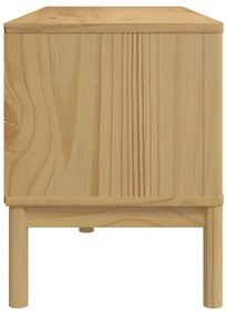 FLORO viaszbarna tömör fenyőfa TV-szekrény 114 x 43 x 55 cm