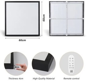 Immax NEO 07279L - LED Dimmelhető fürdőszobai lámpa FRAME 50W/230V IP44 Wi-Fi Tuya + távirányító