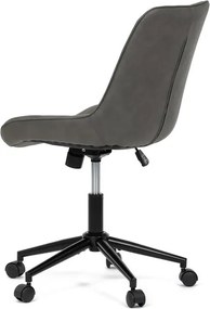 Pracovní židle, výškově nastavitelná, šedá látka, KA-V3120 GREY3