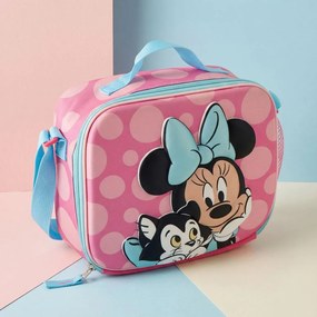 Disney Minnie Figaro 3D thermo uzsonnás táska 24 cm