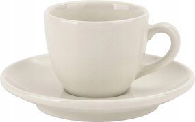 Porcelán eszpresszó csésze 90 ml Milena csészealj