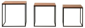 SHP 933 Walnut tárolóasztal, 3 db