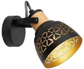 Prezent 27522 - spotlámpa MESCALA 1xE14/40W/230V fekete