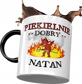 Fekete Bögre Nátán Férj Kolléga Ajándék Nyomtatott Fotóval