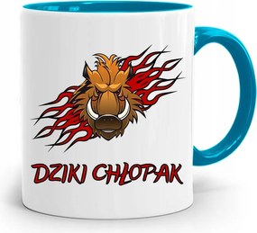 Kék Bögre Fiúnak Vad Fiú nyomott mintával